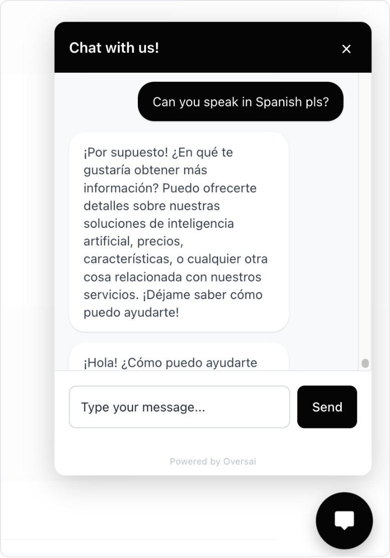 WebChat Screenshot